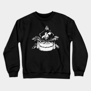 Funny halloween skeleton : Time to get spooky Crewneck Sweatshirt